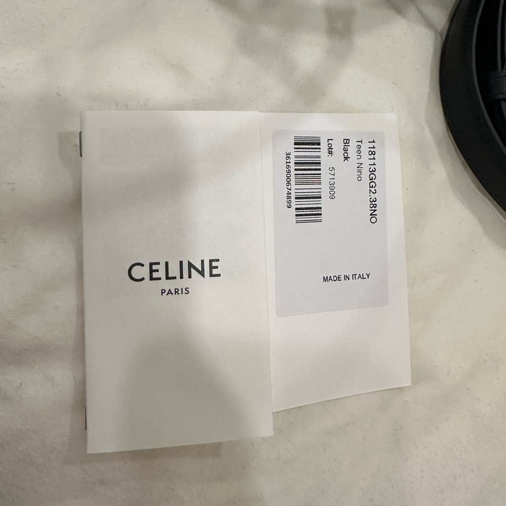 CELINE Black Teen Nino in Smooth Satinated Calfskin - Picture 10 of 15